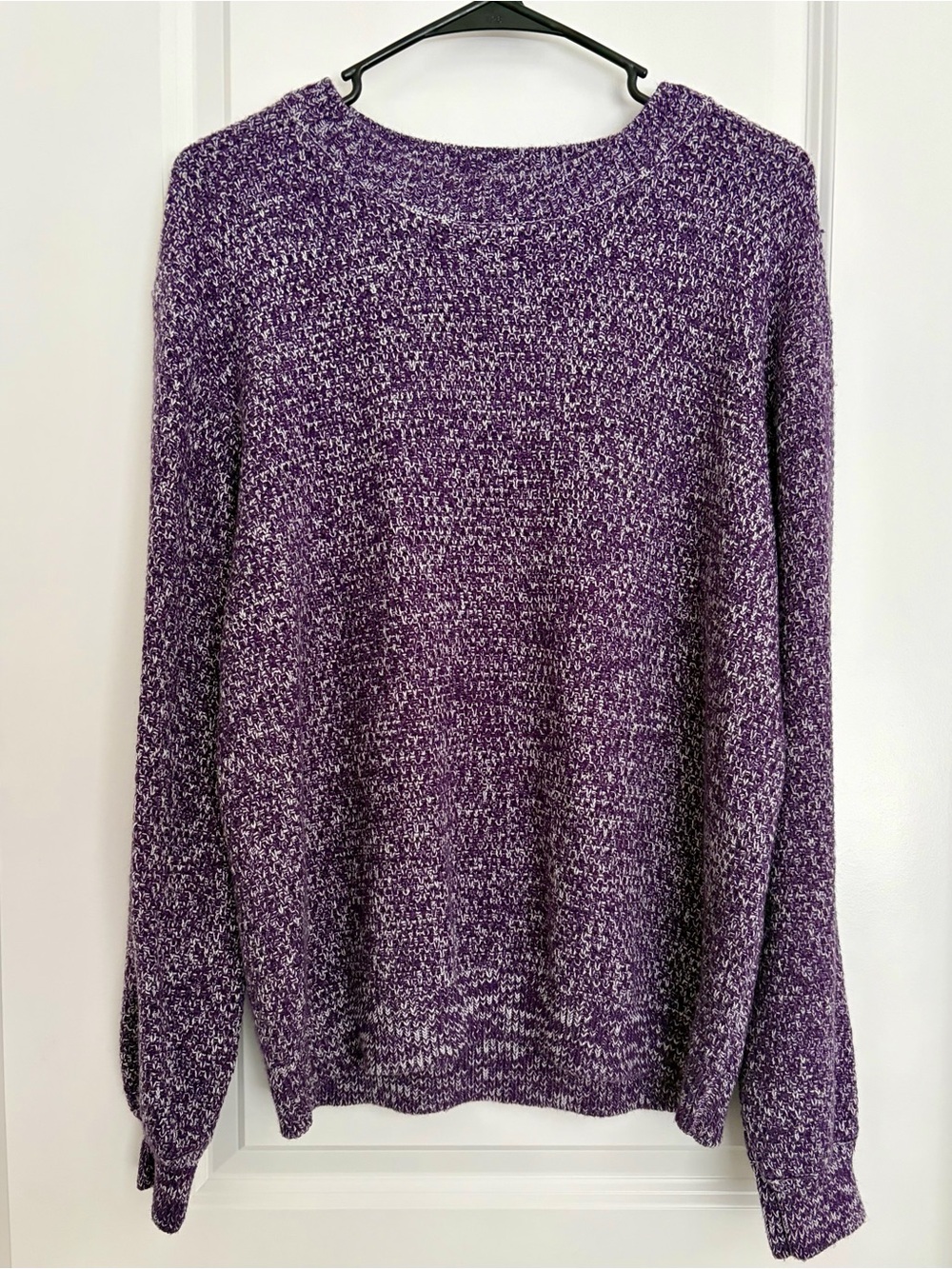 Cozy Heather Purple Knit Sweater